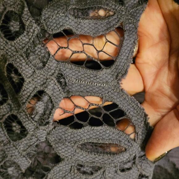 Free People S FP purple lace Adella Frilled Chemise Sexy. Flowy Flared. Delicate - Picture 13 of 14